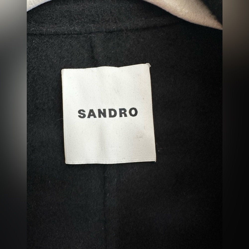 Sandro Wool Double Breasted Blazer NWT - Picture 5 of 9